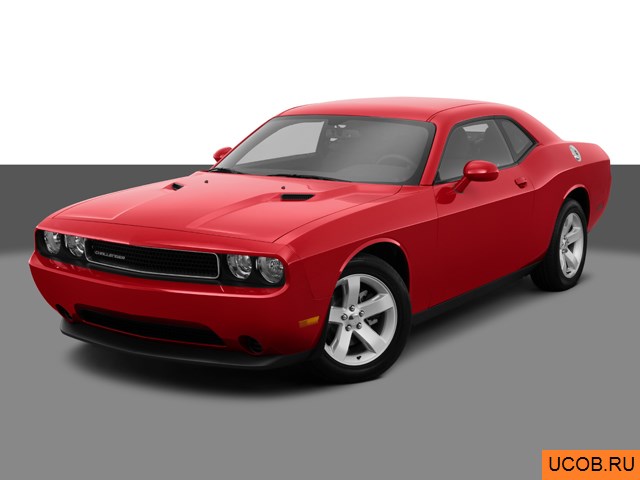 3D модель Dodge модели Challenger 2013 года