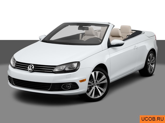 3D модель Volkswagen Eos 2013 года