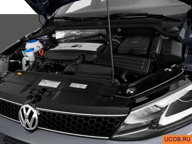 3D модель Volkswagen модели Jetta 2013 года