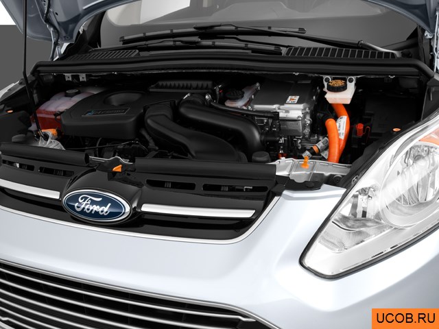 3D модель Ford модели C-Max Hybrid 2013 года