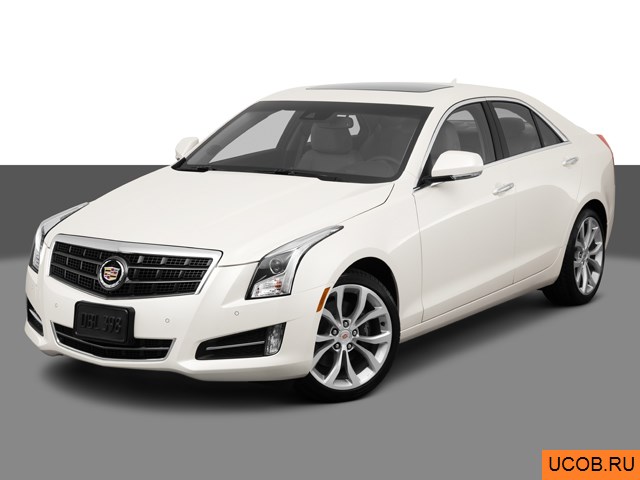 3D модель Cadillac модели ATS 2013 года