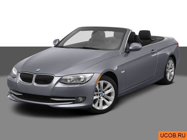 3D модель BMW модели 3-series 2013 года