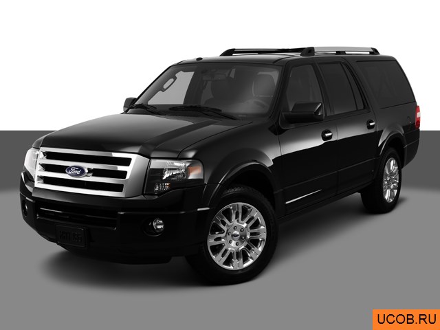 3D модель Ford Expedition EL 2013 года