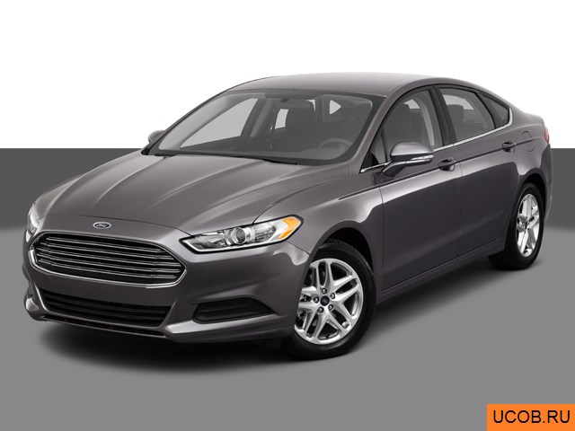 3D модель Ford модели Fusion 2013 года