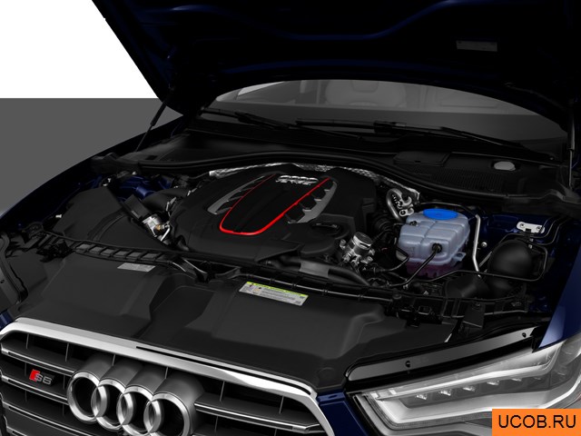 3D модель Audi модели S6 2013 года