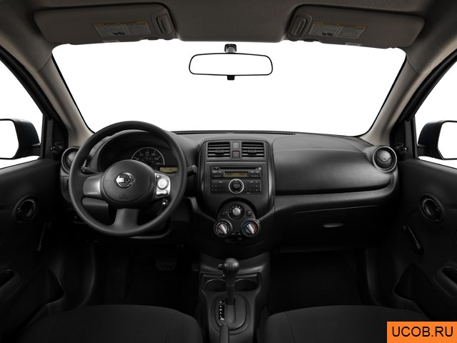 3D модель Nissan модели Versa 2013 года