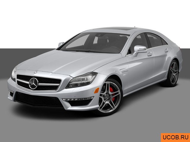 3D модель Mercedes-Benz модели CLS-Class 2013 года