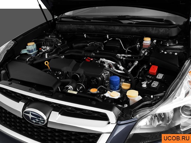 3D модель Subaru модели Legacy 2013 года