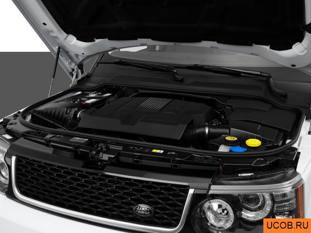 3D модель Land Rover модели Range Rover Sport 2013 года