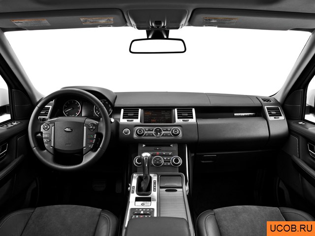 3D модель Land Rover модели Range Rover Sport 2013 года