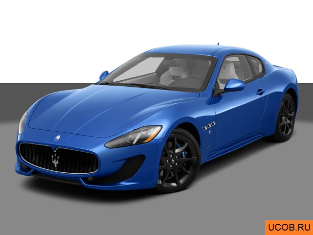 3D модель Maserati Gran Turismo 2013 года