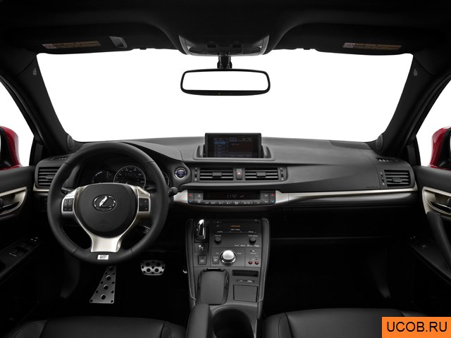 3D модель Lexus модели CT Hybrid 2013 года