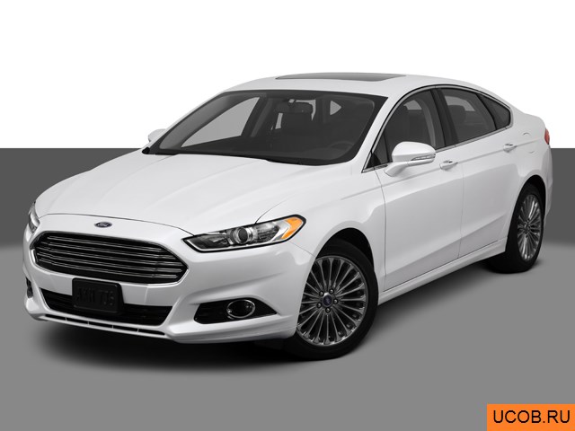 3D модель Ford Fusion 2013 года