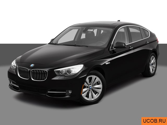 3D модель BMW модели 5-series 2013 года