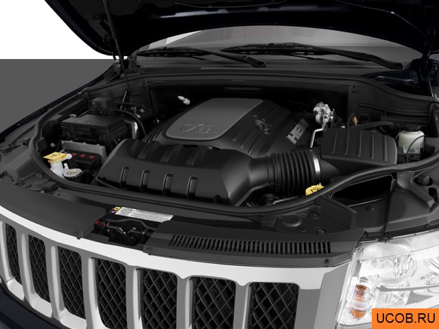 3D модель Jeep модели Grand Cherokee 2013 года