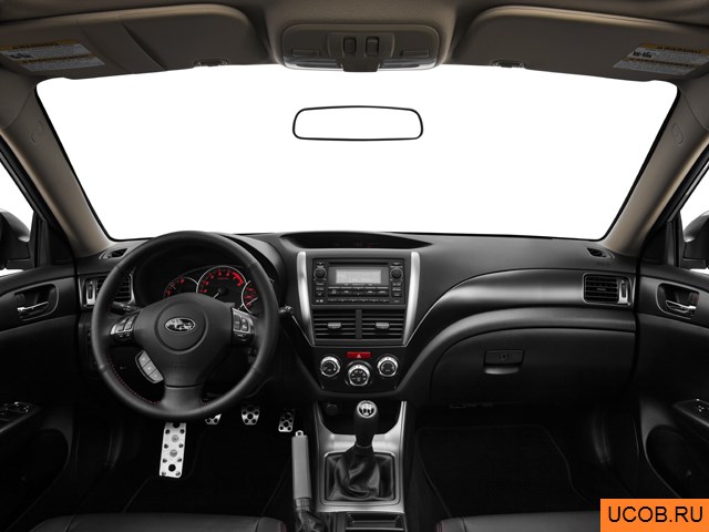 3D модель Subaru модели Impreza WRX 2013 года