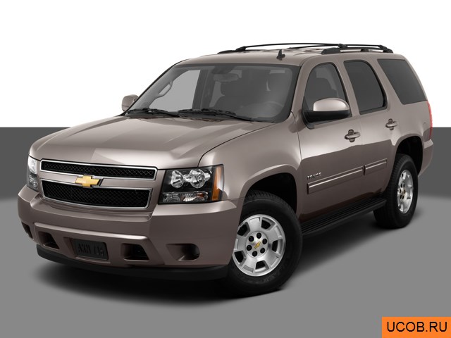 3D модель Chevrolet модели Tahoe 2013 года