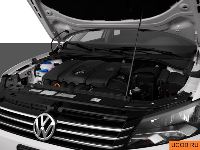 3D модель Volkswagen модели Passat 2013 года
