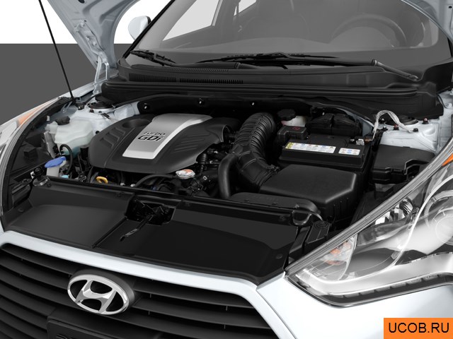3D модель Hyundai модели Veloster 2013 года