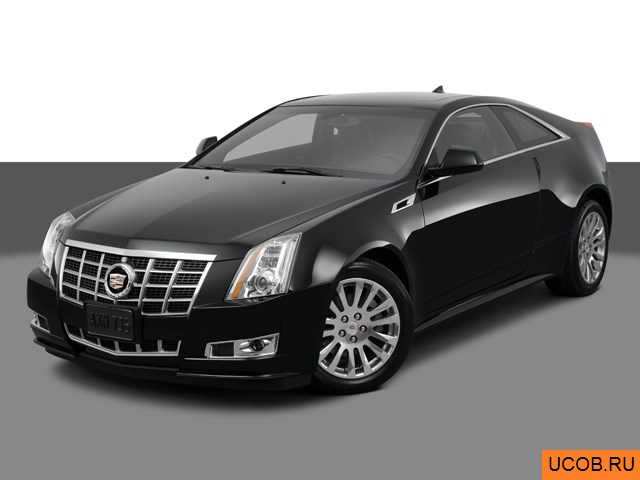 Модель автомобиля Cadillac CTS 2013 года в 3Д