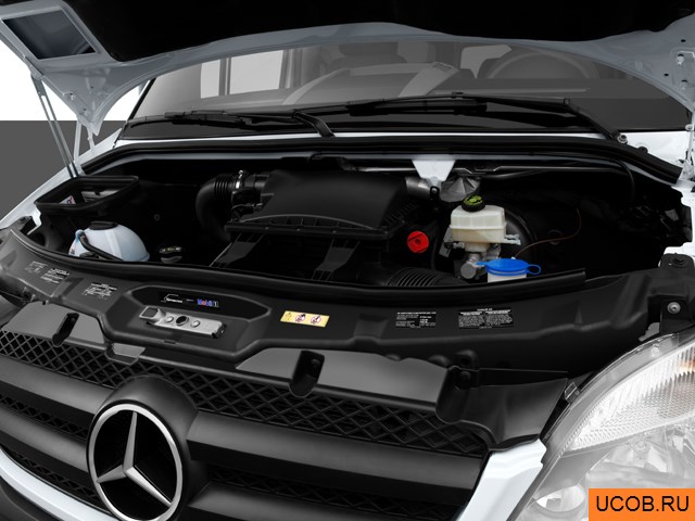 3D модель Mercedes-Benz модели Sprinter Passenger Van 2013 года