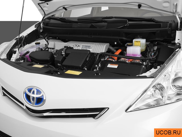 3D модель Toyota модели Prius V 2013 года