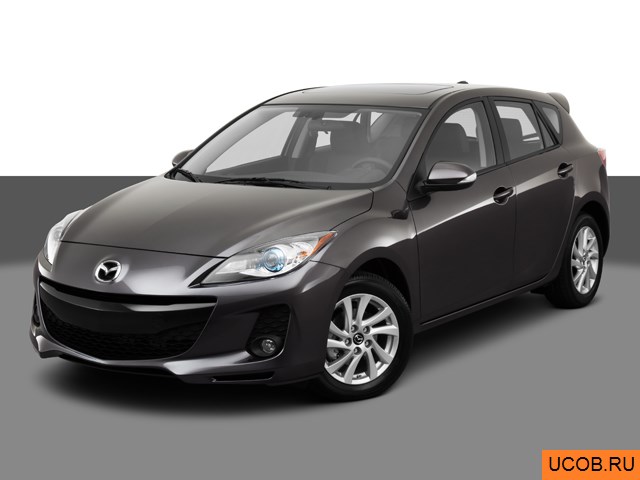 3D модель Mazda модели MAZDA3 2013 года