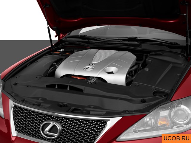 3D модель Lexus модели IS 350C 2013 года