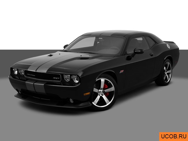 3D модель Dodge модели Challenger 2013 года