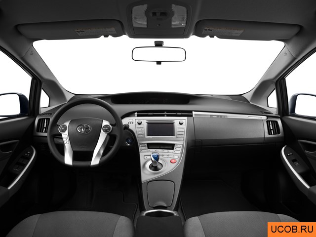 3D модель Toyota модели Prius Plug In Hybrid 2013 года