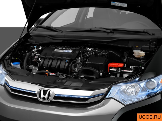 3D модель Honda модели Insight Hybrid 2013 года