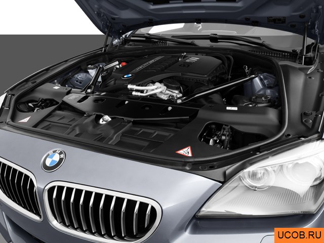 3D модель BMW модели 6-series 2013 года