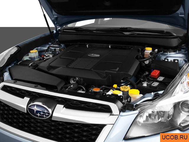 3D модель Subaru модели Legacy 2013 года