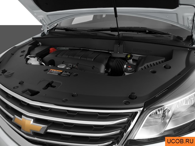 3D модель Chevrolet модели Traverse 2013 года
