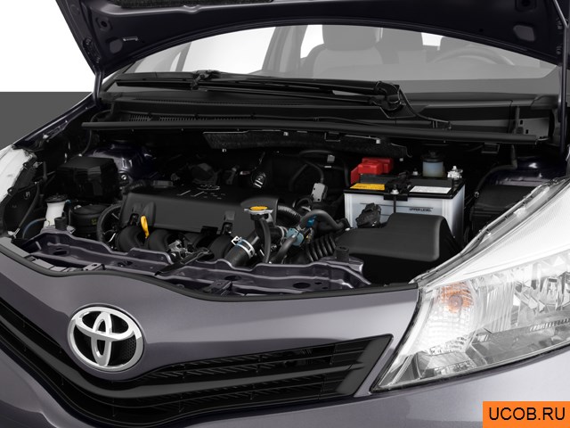3D модель Toyota модели Yaris 2013 года