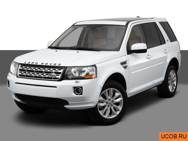 3D модель Land Rover модели LR2 2013 года
