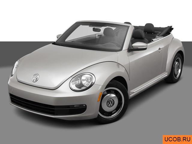 3D модель Volkswagen Beetle 2013 года