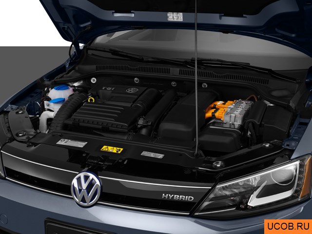 3D модель Volkswagen модели Jetta Hybrid 2013 года