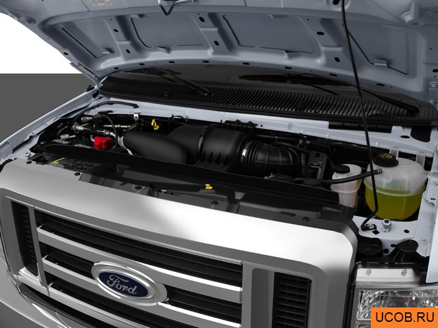 3D модель Ford модели E-Series Wagon 2013 года