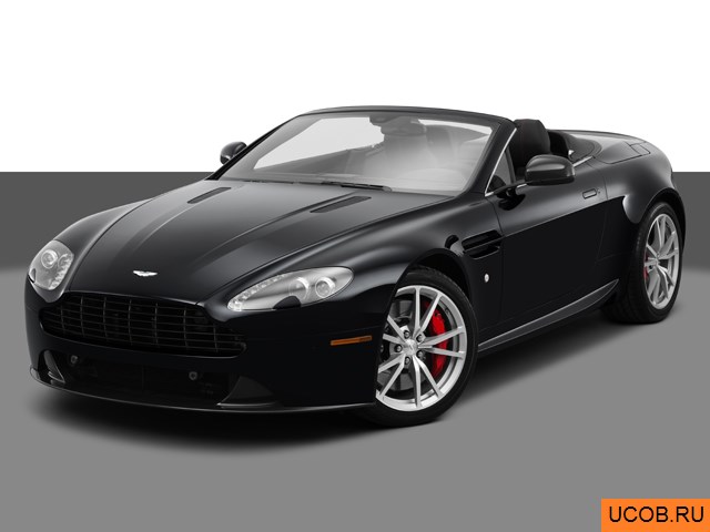 3D модель Aston Martin модели V8 Vantage 2013 года