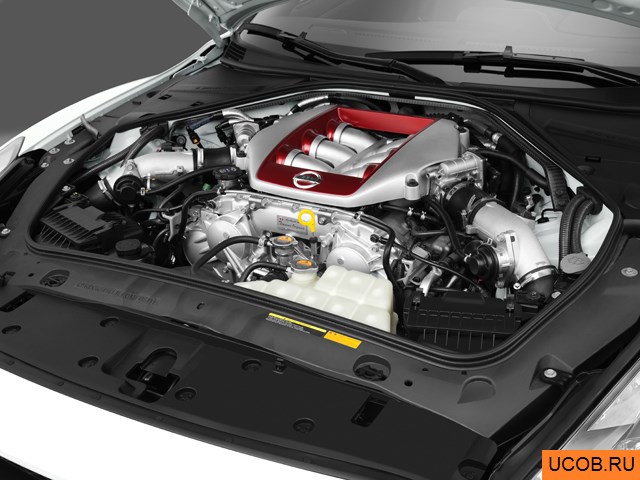 3D модель Nissan модели GT-R 2014 года