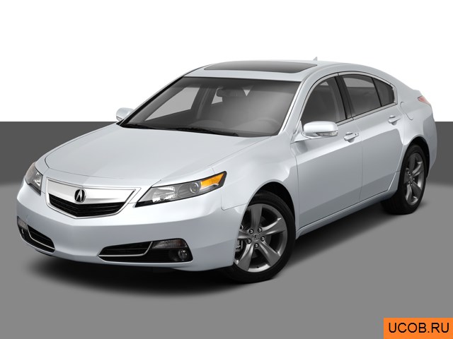 3D модель Acura модели TL 2013 года