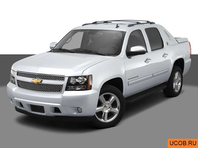 3D модель Chevrolet Avalanche 2013 года