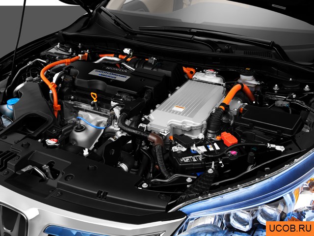 3D модель Honda модели Accord Plug-in Hybrid 2014 года