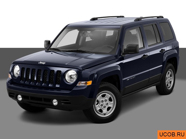 3D модель Jeep модели Patriot 2014 года