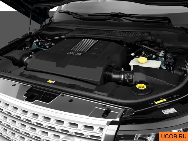 3D модель Land Rover модели Range Rover 2013 года
