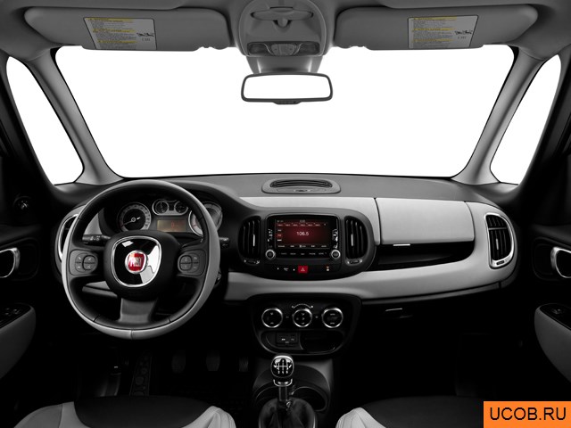 3D модель Fiat модели 500L 2014 года