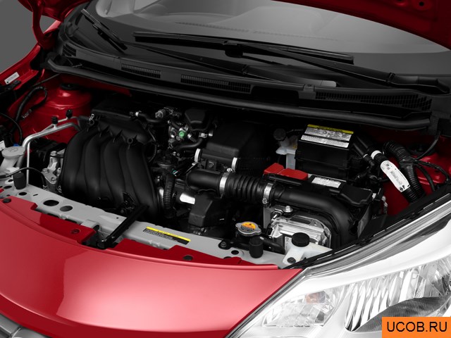 3D модель Nissan модели Versa Note 2014 года