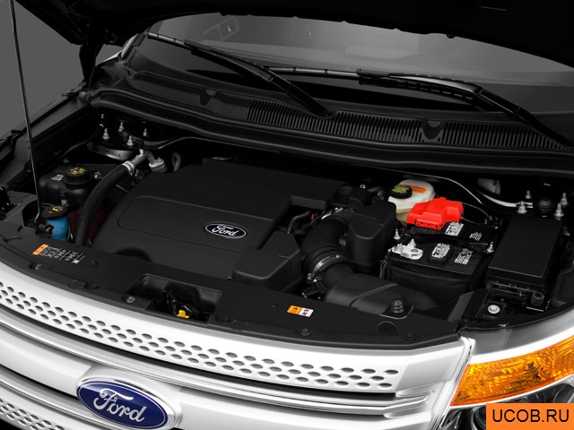 3D модель Ford модели Explorer 2014 года