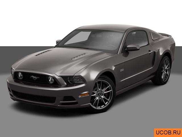3D модель Ford Mustang 2014 года